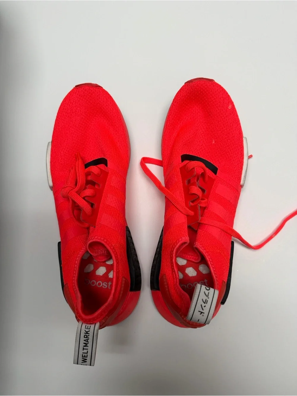 adidas Bright Red men’s Athletic Sneakers